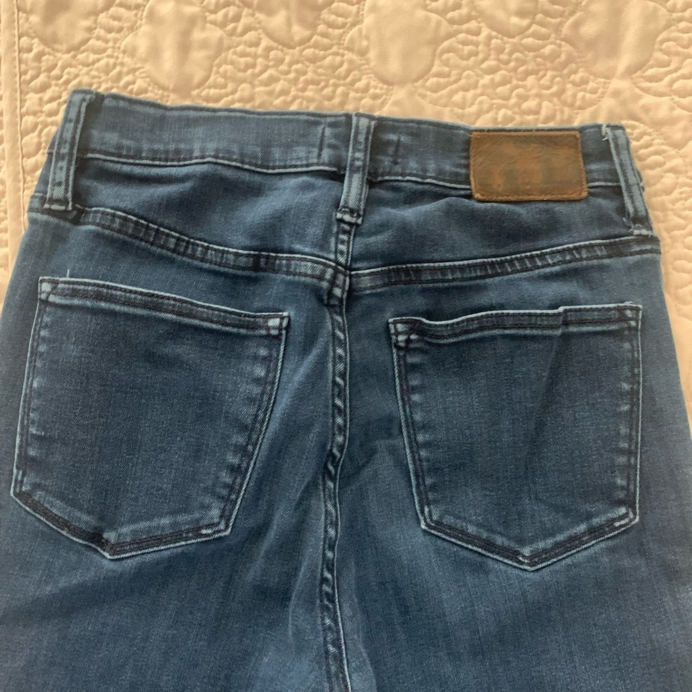 Jcrew Ten Inch Highrise Toothpick Jeans - Picture 5 of 8